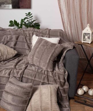 Ριχτάρια stripe (180cm x 180cm) γκρί Ριχτάρια stripe (180cm x 180cm) γκρί