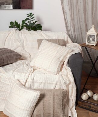 Μαξιλαροθήκη stripe (65cm x 65cm) ivory Μαξιλαροθήκη stripe (65cm x 65cm) ivory
