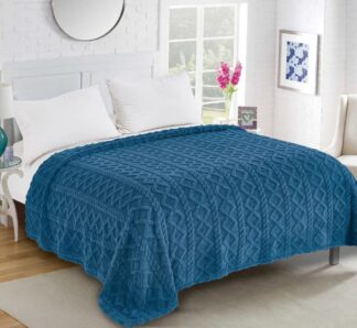 Fleece knitted (160cm x 220cm) ραφ Fleece knitted (160cm x 220cm) ραφ
