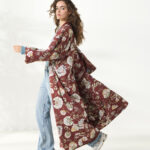 Cortney Kimono Βελουτε