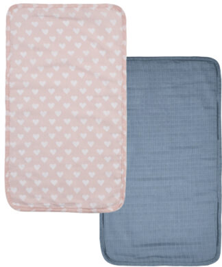 Blue- Hearts Σελτεδάκι Σετ 2 τεμ. Yn 26 Βρεφικό (72×42) Blue- Hearts Σελτεδάκι Σετ 2 τεμ. Yn 26 Βρεφικό (72×42)